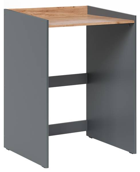 Waschmaschinenschrank Viktor 60595 Anthrazit - Eiche Dekor