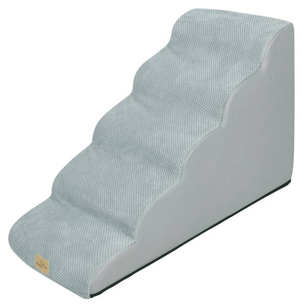 Haustiertreppe Hundetreppe Hunderampe Grau - 39 x 56 x 85 cm