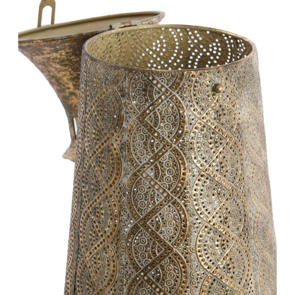 Windlicht SANYA Braun - Metall - 21 x 45 x 21 cm