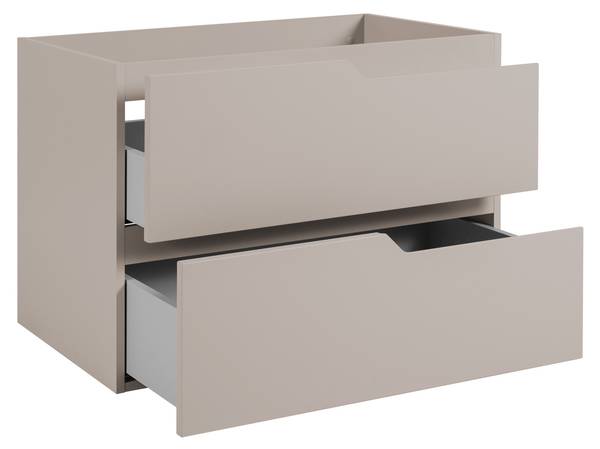 Badezimmerschrank Haag III Schwarz - Kaschmir - Breite: 160 cm