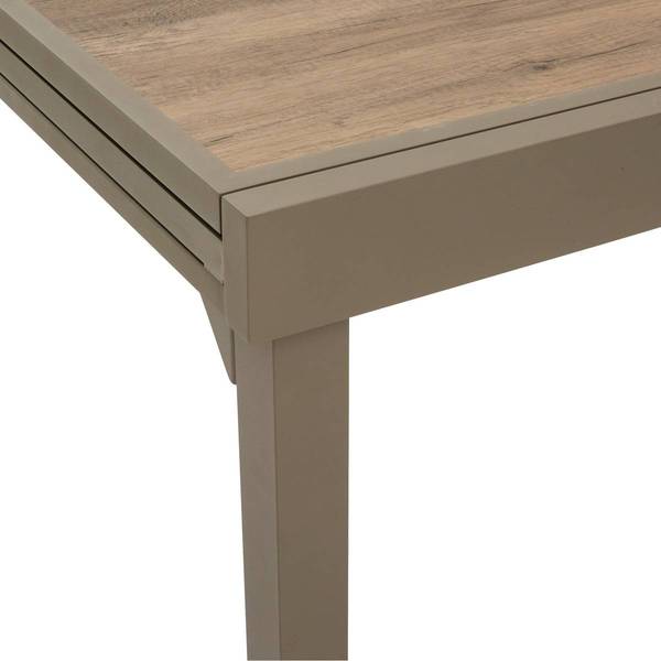 Table de jardin PIAZZA Marron café