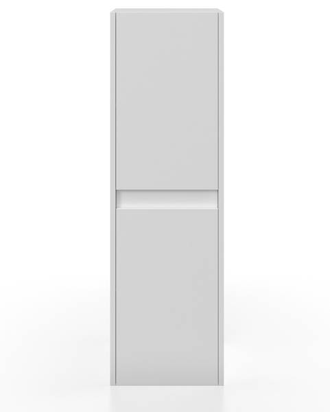 Badezimmer MARTINA Weiß - Holzwerkstoff - Holz teilmassiv - 100 x 45 x 45 cm