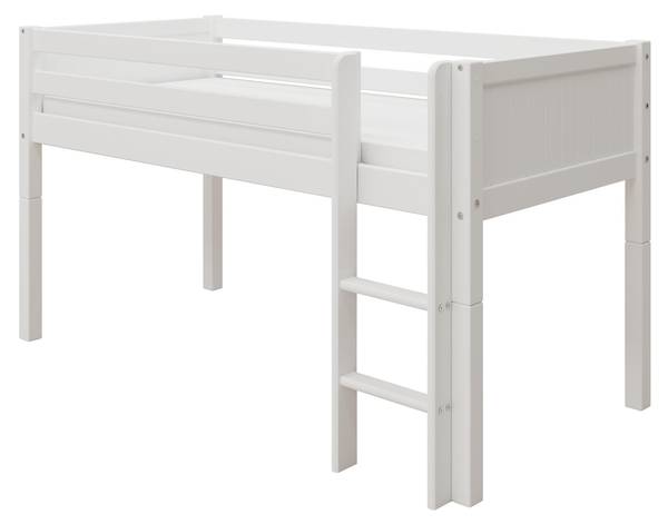 Hochbett Nordic Romantic Weiß - Kiefer - 106 x 118 x 209 cm
