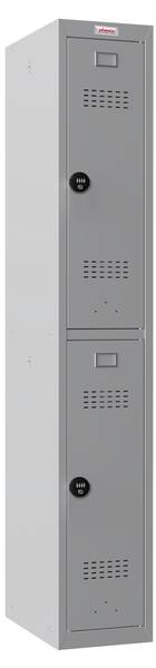 Spind PL1230GG Grau - Stahl - 30 x 183 x 50 cm