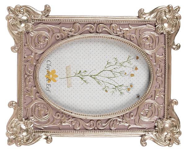 Bilderrahmen Atiana&Chic Silber - Kunststoff - 3 x 21 x 17 cm