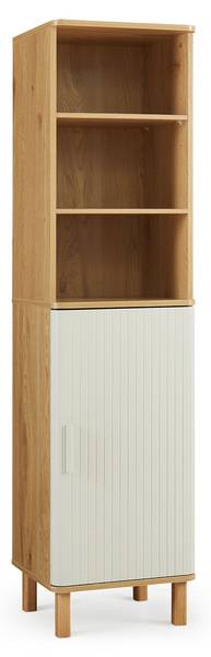 Hochschrank Ferrersp Beige - Braun - Kiefer - 42 x 160 x 35 cm