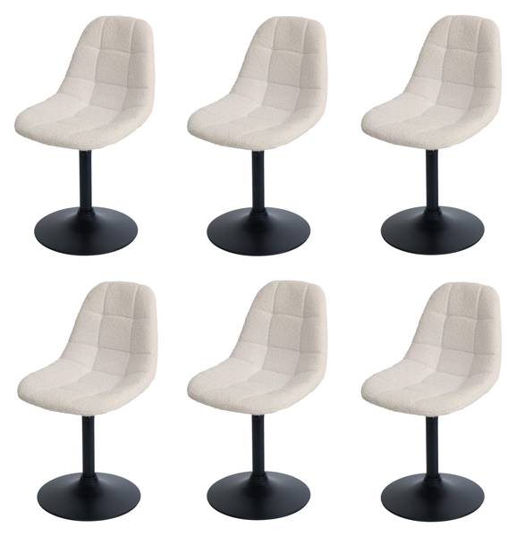 Esszimmerstuhl A60 (6er-Set) Beige