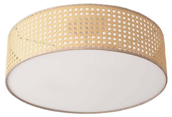 Deckenleuchte Ascot Beige - Metall - Kunststoff - 45 x 20 x 45 cm