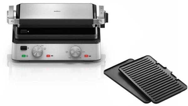 Multi Grill 7 CG 7020 Silber - Metall - 32 x 17 x 37 cm