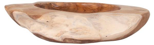 Tablett Rio Braun - Teakholz - 40 x 12 x 40 cm