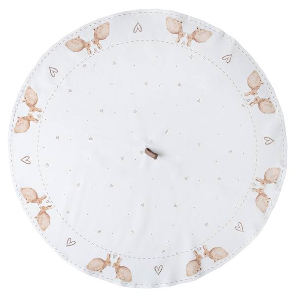 Geschirrtuch Kaninchen RUSTIC EASTER Weiß - Textil - 80 x 80 x 80 cm