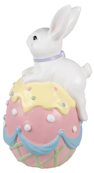 Dekorationsfigur Kaninchen Easter&Mason Weiß - Keramik - 28 x 55 x 32 cm