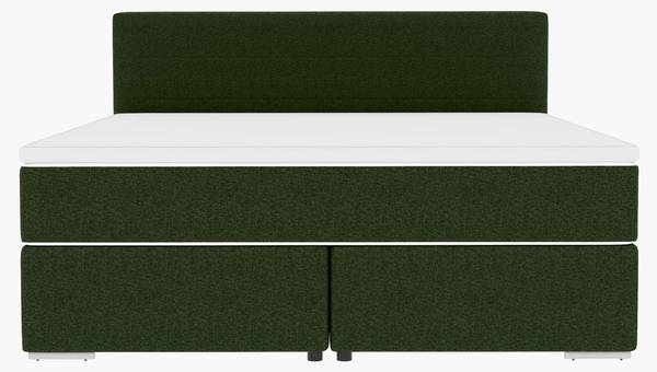 Boxspringbett Phönix A Dunkelgrün - Liegefläche Breite: 160 cm