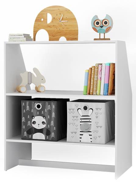 Kinderregal  37019 Weiß - Holzwerkstoff - 90 x 100 x 50 cm