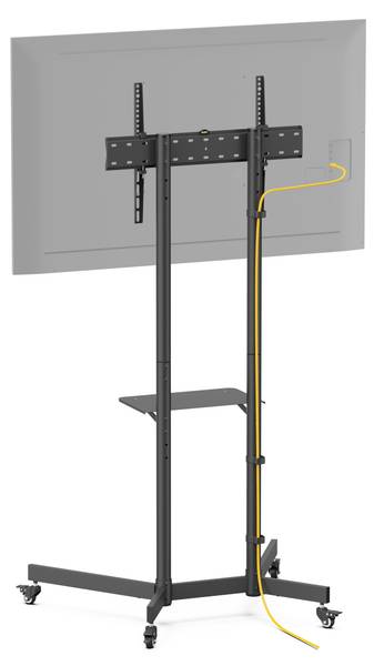 TV-Stand LUMT1042TE Schwarz - Stahl - 85 x 166 x 66 cm