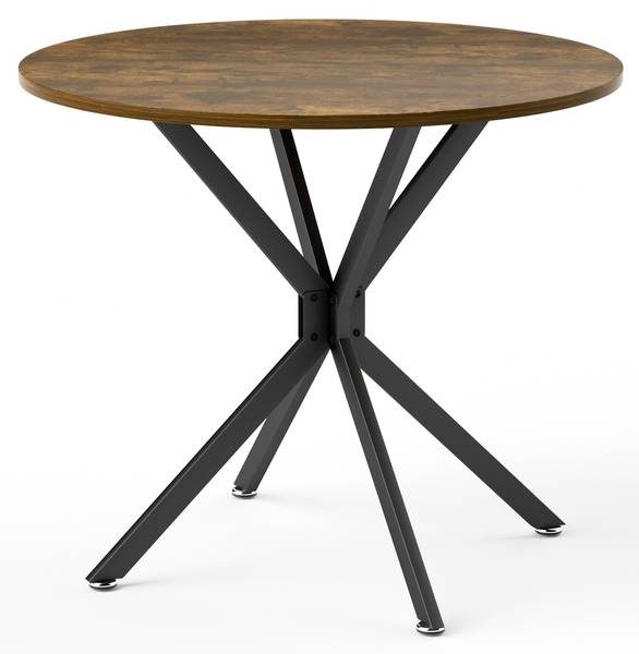 Esstisch Root Braun - Holzwerkstoff - 90 x 78 x 90 cm