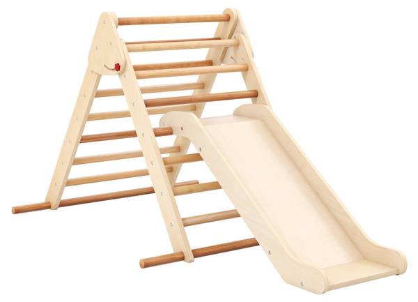 Klimdriehoek FE32454 bruin - plaatmateriaal op houtbasis - 89 x 81 x 103 cm