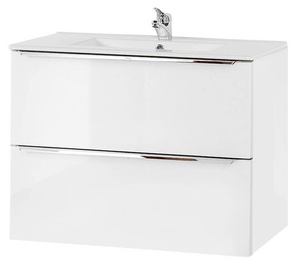 Waschtisch TOSKANA-56-577 Weiß - Holzwerkstoff - 81 x 59 x 46 cm