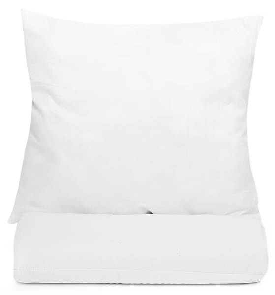 Daunenbett-Set LINO 2-tlg Weiß - Textil - 160 x 2 x 200 cm
