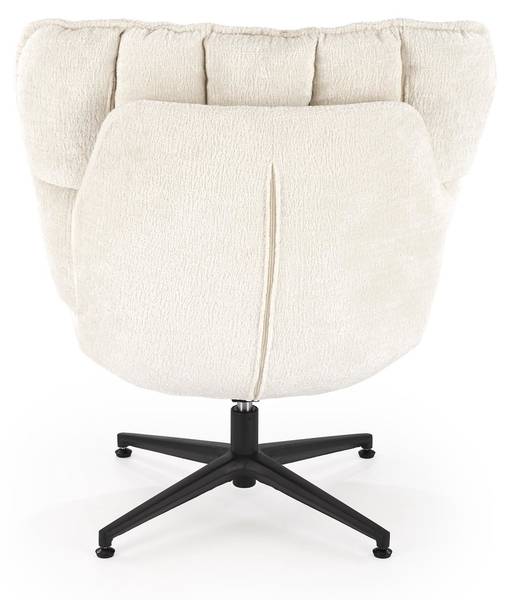 Sessel Fofana Beige - Bouclé - 77 x 91 x 77 cm