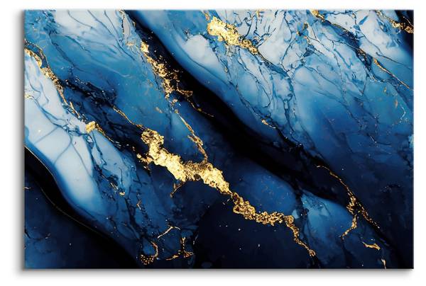 Leinwandbild Marmor Muster Glamour 120 x 80 x 80 cm