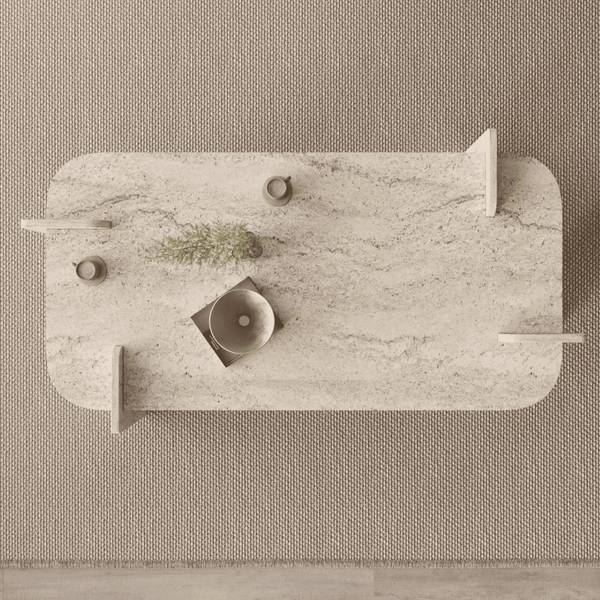 Couchtisch RIVE Beige