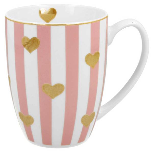 Becher CLASSIC Pink - Porzellan - 12 x 10 x 8 cm