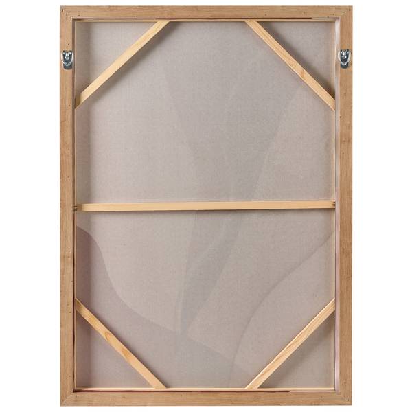 Wandbild mit Rahmen GOWRAN 2-tlg Pink - Rot - Weiß - Kunststoff - 52 x 72 x 3 cm