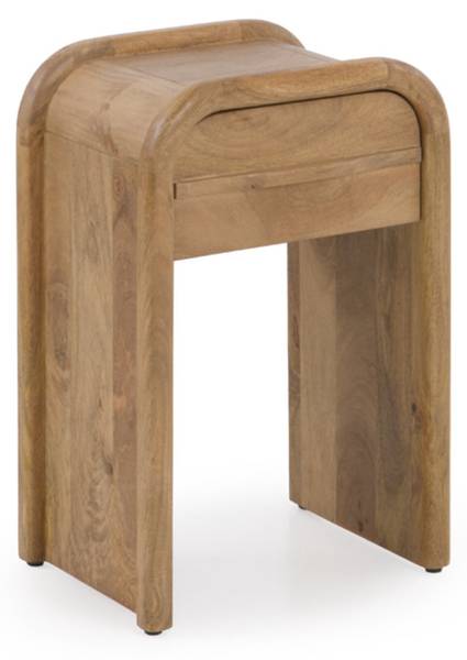 Nachttisch 11858 Braun - Massivholz - 40 x 60 x 30 cm