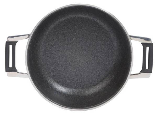 Bratpfanne Silence Pro 112255 Schwarz - Stahl - 24 x 30 x 30 cm