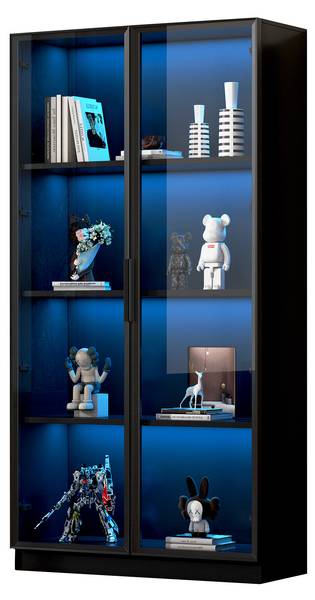 Vitrinenschrank Ourea Ⅱ Tiefe: 80 cm