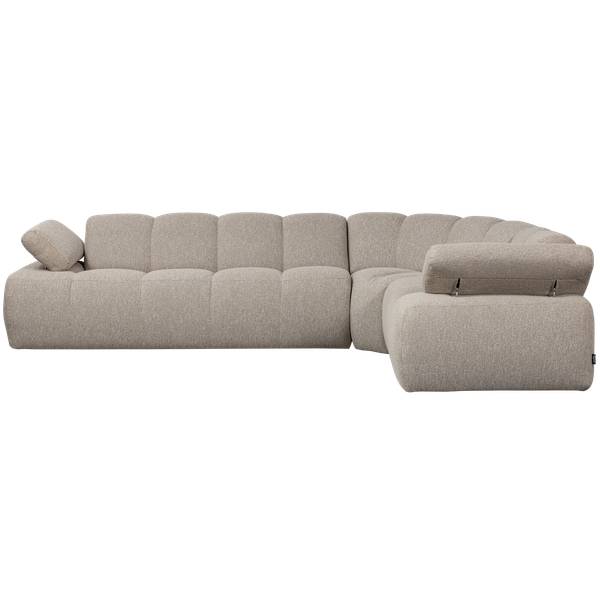 Ecksofa Mojo Beige - Microfaser - Polyester - 310 x 74 x 230 cm