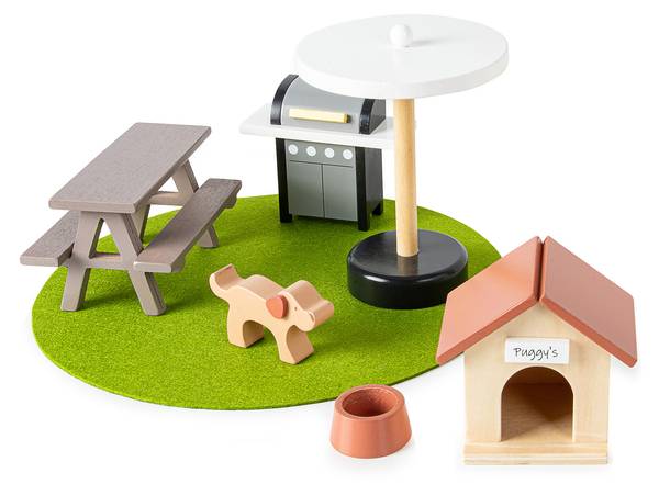 Puppenhaus Loft  mit Möbeln und Zubehör Holzwerkstoff - 63 x 80 x 30 cm