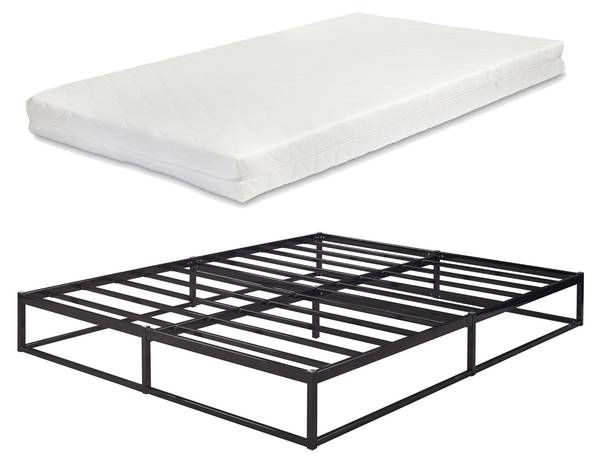 Metallbett Trerunta mit Matratze Liegefläche Breite: 180 cm