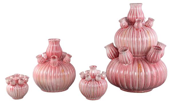 Vase NOLOU Pink - Keramik - 42 x 62 x 42 cm