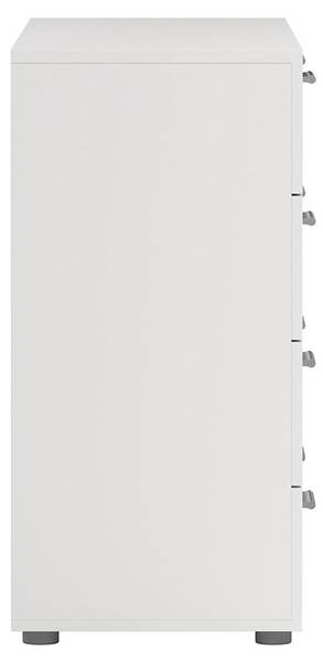 Ladekast Pepe wit - deels massief hout - 140 x 82 x 40 cm