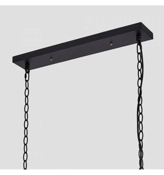 Hängeleuchte Fresy Schwarz - Metall - 78 x 26 x 78 cm