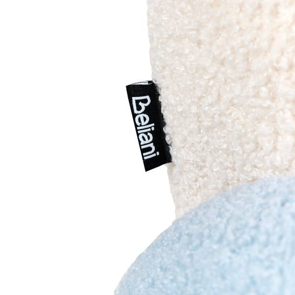 Kindersessel OMBO Blau - Braun - Cremeweiß