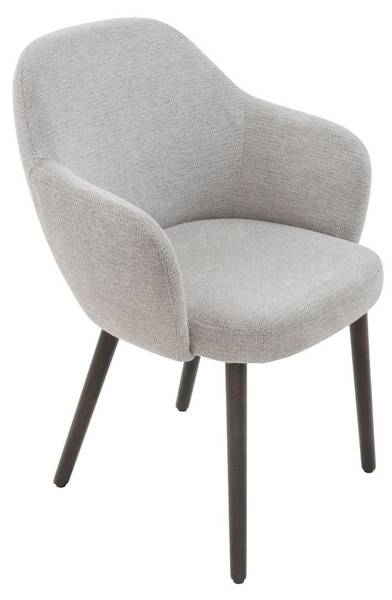 Bridge Sessel ERNEST 2er Set Grau - Hellgrau