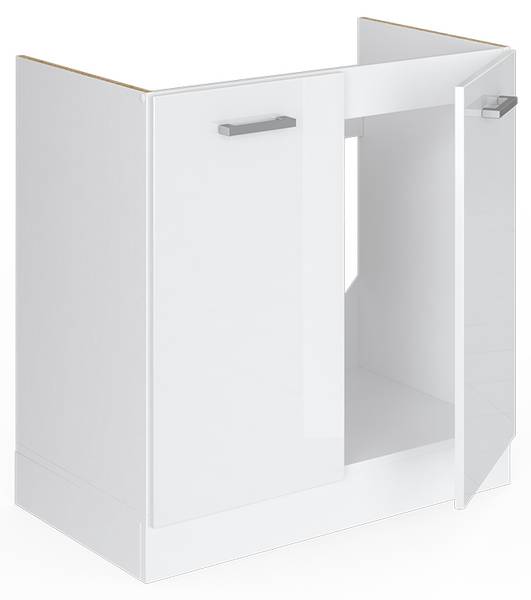 Spülenunterschrank R-Line 41946 Hochglanz Weiß - Weiß