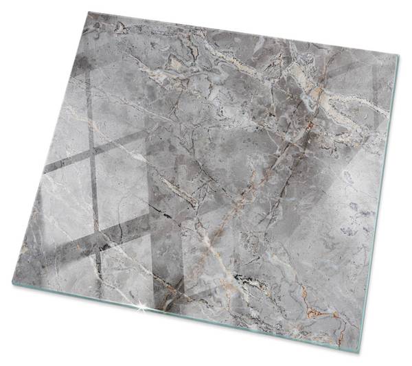Glasplatte Marmo 60 x 60 cm
