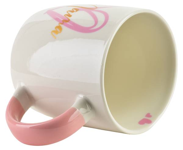 Tasse MAMA Pink - Fine Bone China - Porzellan - 14 x 9 x 9 cm