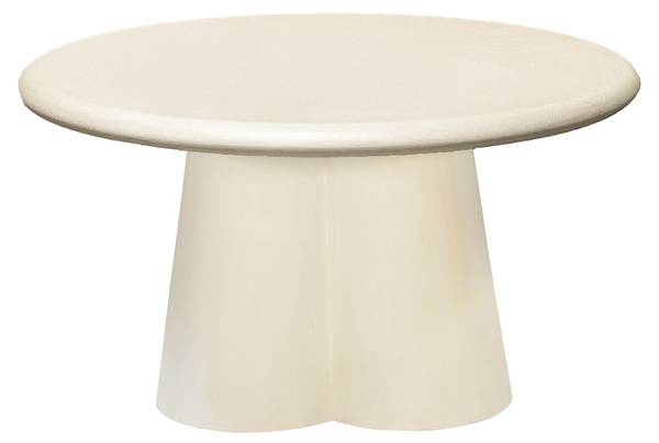 Couchtisch Sandy Weiß - Holzwerkstoff - 80 x 42 x 80 cm