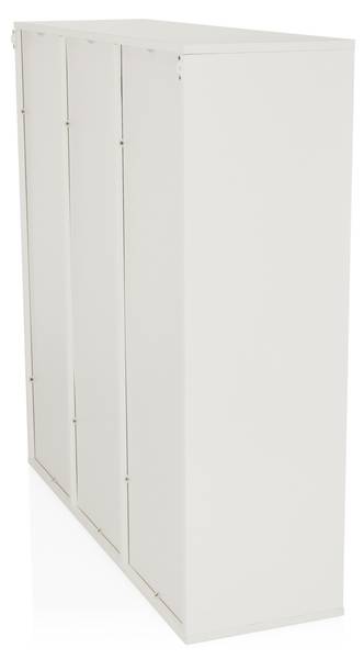 Regal BJORKE Weiß - Holzwerkstoff - 98 x 100 x 30 cm