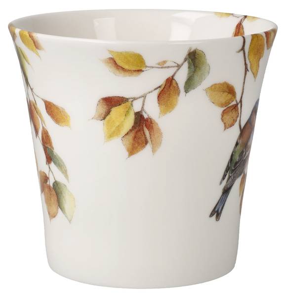 Tasse Buchfinken Porzellan - 11 x 10 x 13 cm