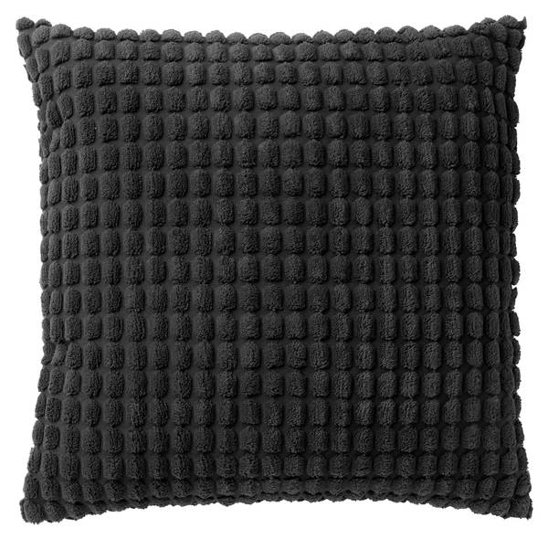 Dekokissen Mixed 4er Set Schwarz - Grau - Textil - 45 x 45 x 10 cm