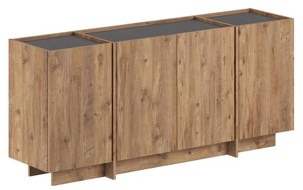 TV-Lowboard ARVEN Braun - Holzwerkstoff - 180 x 80 x 45 cm