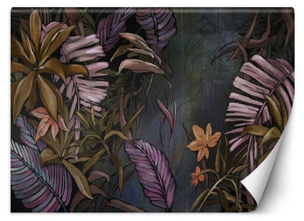 Fototapete Exotische Dschungelblätter 400 x 280 cm