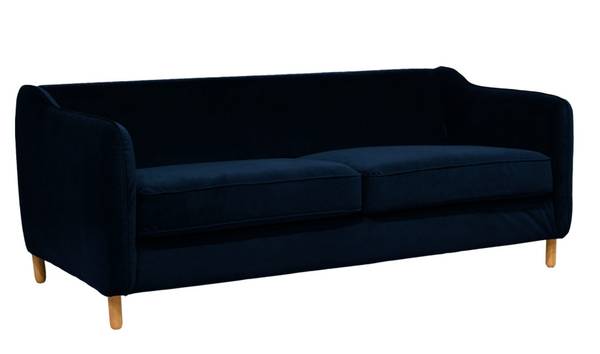 Bettsofa Vornay Blau - Textil - 182 x 73 x 97 cm