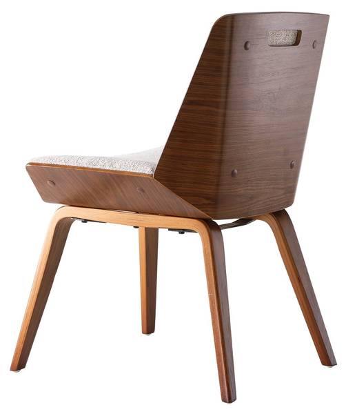 Stuhl NICO Beige - Webstoff - 46 x 76 x 53 cm